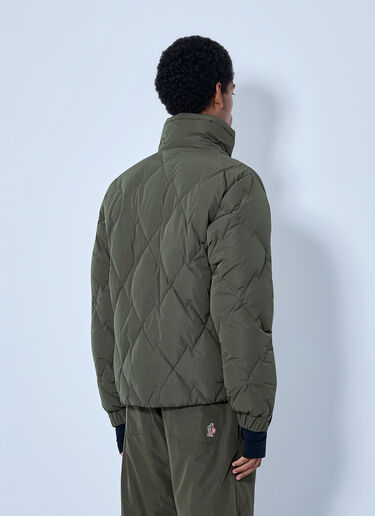 LN-CC® - Moncler Grenoble: Bramans Diamond Quilted Short Down Jacket - Olive Moncler Grenoble Bramans Diamond Quilted Short Down Jacket Olive mog0165019