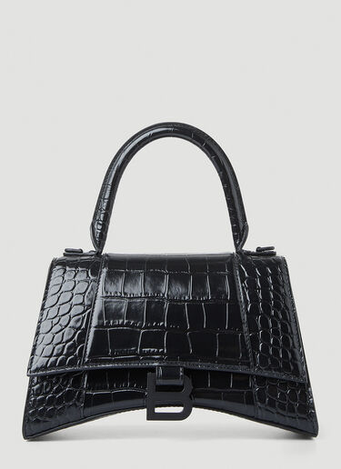 Balenciaga Hourglass Top Handle Small Bag Black bal0245037