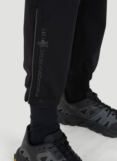 9 Moncler DYNAMIC Drawstring Track Pants Black mdn0148010