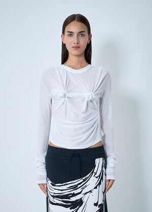 VAQUERA Titty Twister Sweatershirt White vaq0262008