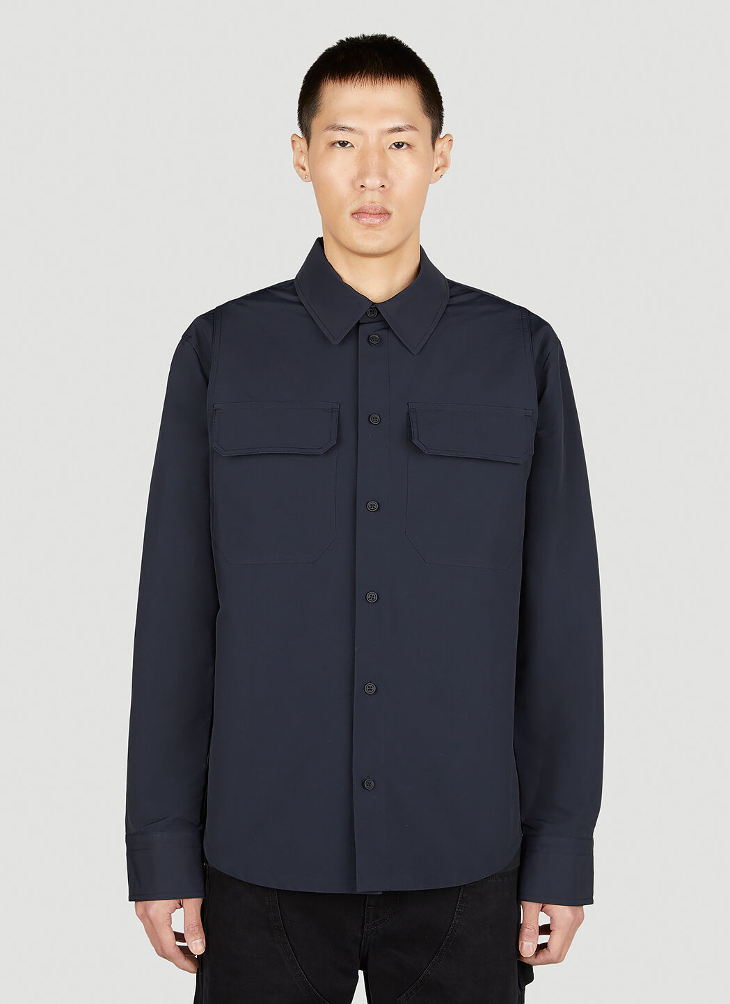 Helmut Lang Utility Shirt Dark Blue hlm0151005