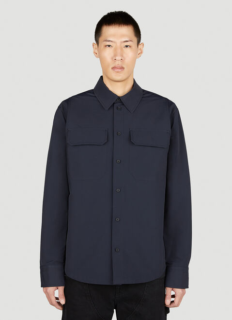 Helmut Lang 유틸리티 셔츠 라이트 그레이 hlm0148001