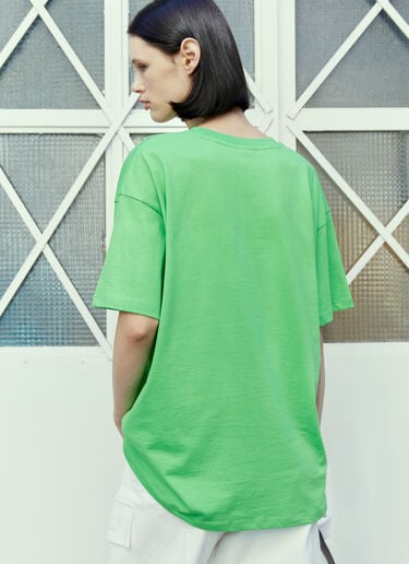 Sky High Farm Workwear 徽标贴饰 T 恤 绿色 skh0354009