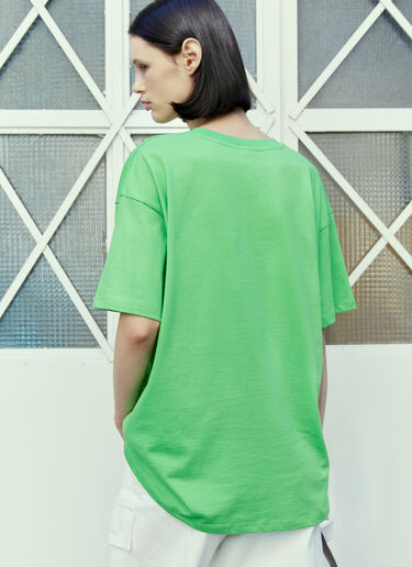 Sky High Farm Workwear Logo Patch T-Shirt Green skh0354009