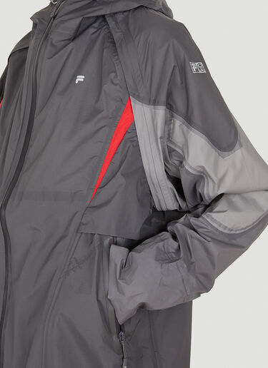 SLAM JAM Transformable Windbreaker Jacket Grey slj0349003