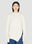 Studio Nicholson Asymmetric Sweater White stn0252001