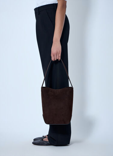 The Row Medium N/S Park Edge Tote Bag Brown row0264090