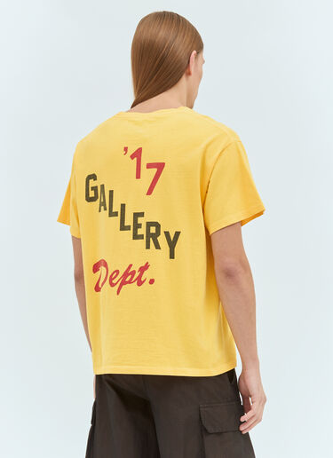 Gallery Dept. Boxing Merch T-Shirt Yellow gdp0158009