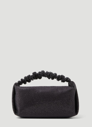 VELVET MINI SCRUNCHIE DARK GREY VELVET MINI SCRUNCHIE DARK GREY