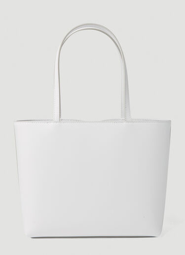 Dolce & Gabbana Embossed Logo Tote Bag White dol0251039