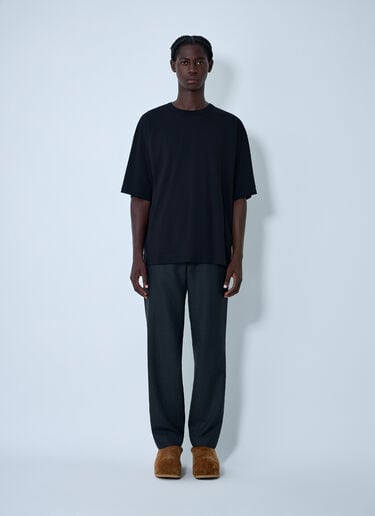 Dries Van Noten 면 저지 티셔츠 블랙 dvn0162019
