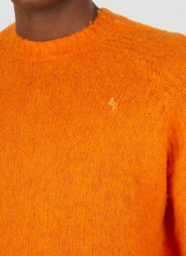 Acne Studios Brushed Wool Sweater Orange acn0148003