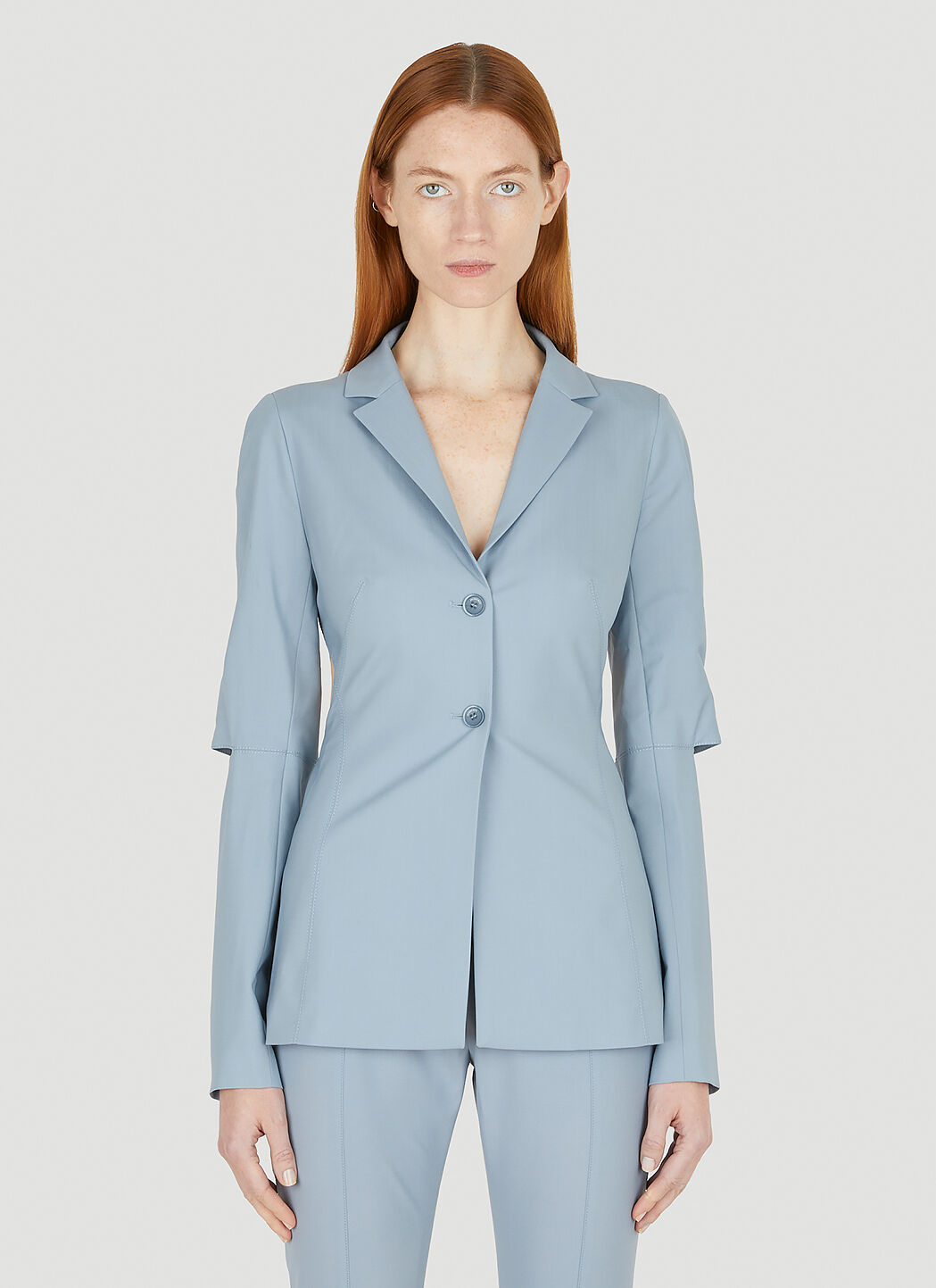 Jacquemus online blue blazer