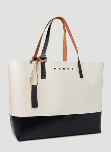 Marni Tribeca Shopping Tote Bag White mni0151030