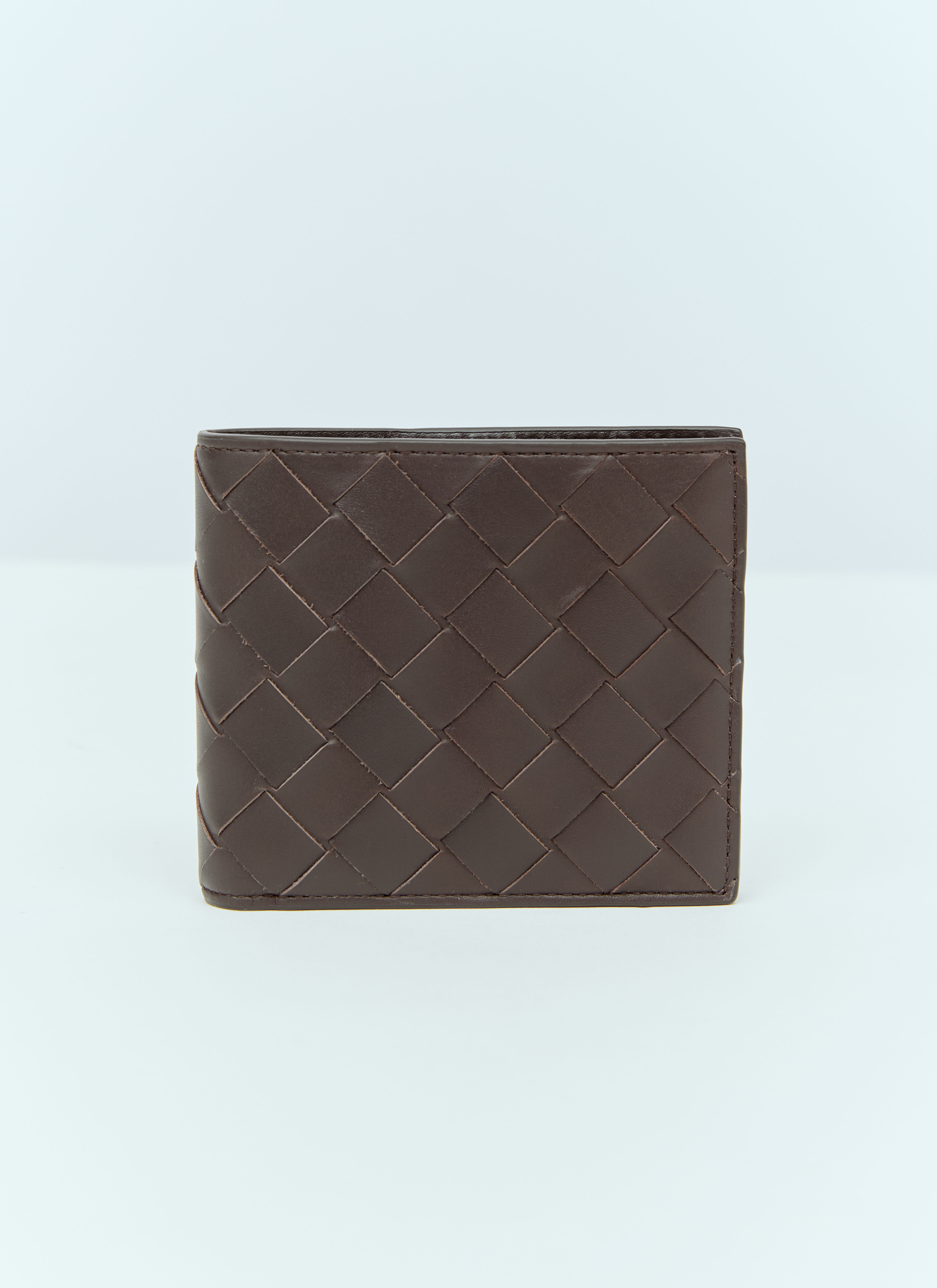 And Wander Intrecciato Bi-Fold Wallet Brown anw0154016
