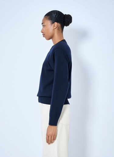 LN-CC® - RÓHE: Statement Shoulder Crewneck - Navy RÓHE Statement Shoulder Crewneck Navy roe0265025
