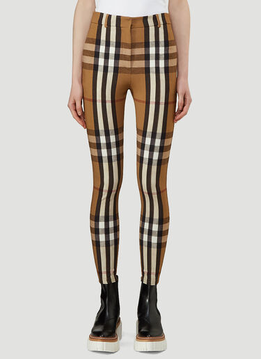 Burberry House-Check Jodhpur Pants Brown bur0242003