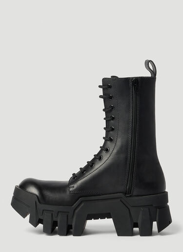 ブルドーザー レースアップアンクルブーツ Balenciaga ブルドーザー レースアップアンクルブーツ ブラック bal0253088