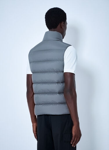 LN-CC® - Moncler: Tibb Down Gilet - Grey Moncler Tibb Down Gilet Grey mon0142081