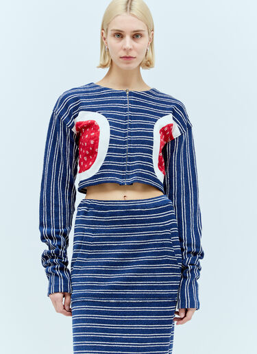 Reward If Found Bubble Cardi Top Blue rif0256008