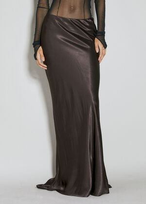 Entire Studios Draped Maxi Skirt Purple ent0254008