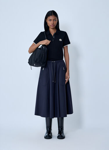 Drawstring Skirt Moncler Drawstring Skirt Navy mon0263029
