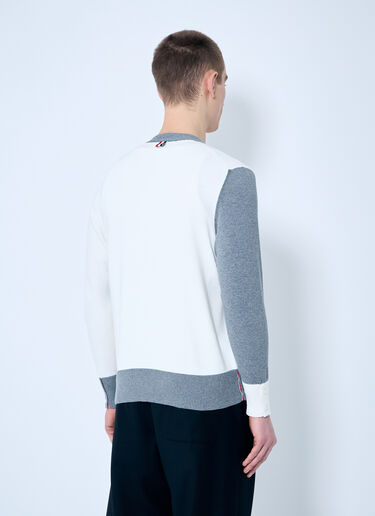 Thom Browne Fun Mix Cardigan Grey thb0159004