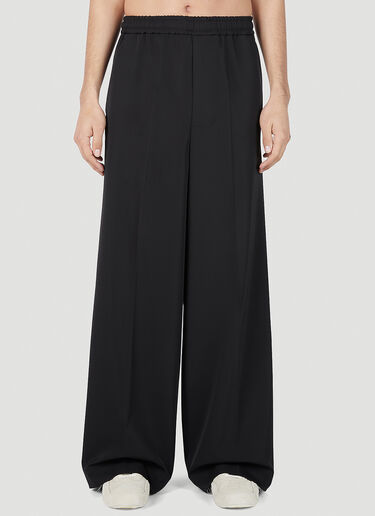 MM6 Maison Margiela Wide Leg Pants Black mmm0151013