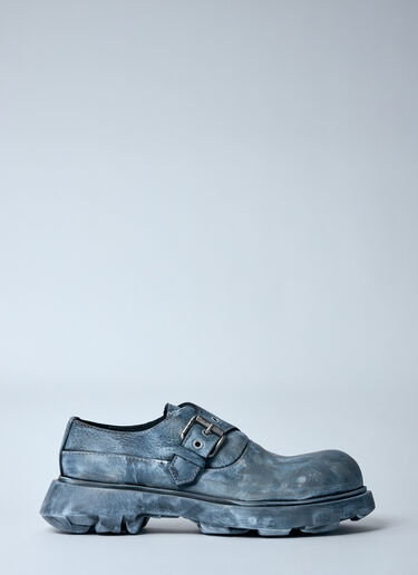Acne Studios Buckle Leather Shoes Black acn0160013