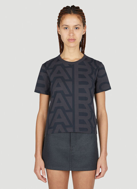 Marc Jacobs 모노그램 베이비 티셔츠 그레이 mcj0251007