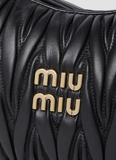 Wander Hobo Bag Miu Miu Wander Hobo Bag Black miu0254054
