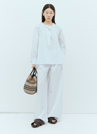 자카드 라피아 효과 마린 핸드백 Max Mara 자카드 라피아 효과 마린 핸드백 베이지 max0256039