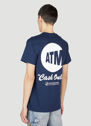 DTF.NYC ATM Cash Only Tシャツ ダークブルー dtf0152007