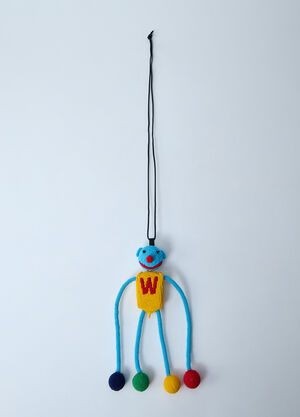Vivienne Westwood Beaded Logo Keyring Black vvw0159023