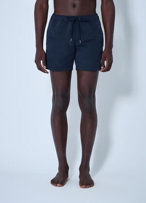 Moncler Logo Patch Swim Shorts Navy mon0160014