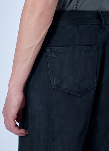 LN-CC® - Rick Owens DRKSHDW: Tower Geth Jeans - Black Rick Owens DRKSHDW Tower Geth Jeans Black drk0166003