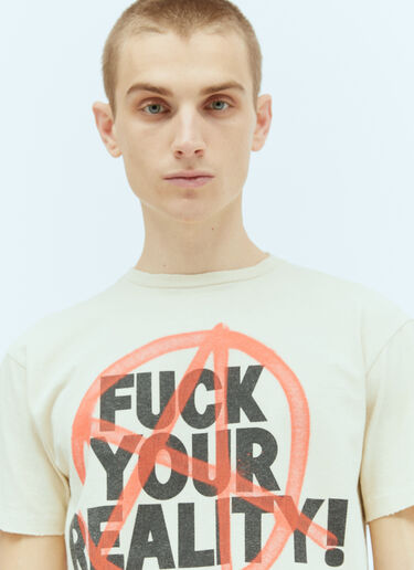 Gallery Dept. Fuck Your Reality T-Shirt Beige gdp0153023