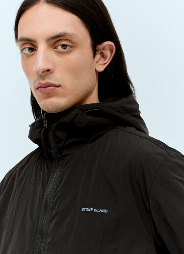 Stone Island Reversible Zip-Up Sweater Black sto0156076