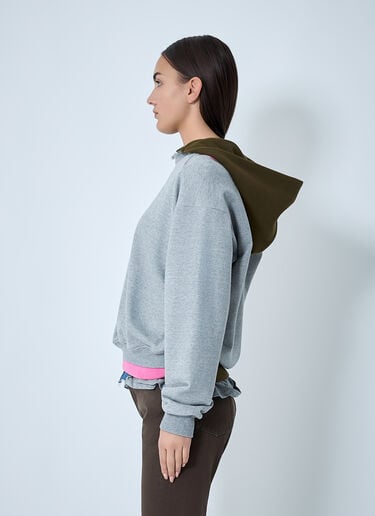 Tripple Hooded Sweatshirt August Barron Tripple Hooded Sweatshirt Grey all0262003
