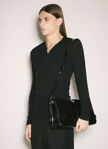 Prada Leather Crossbody Bag Black pra0159039