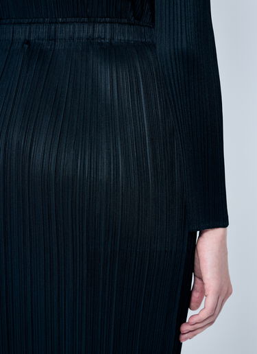 Pleats Please Issey Miyake Pleated Pencil Skirt Black plp0259024