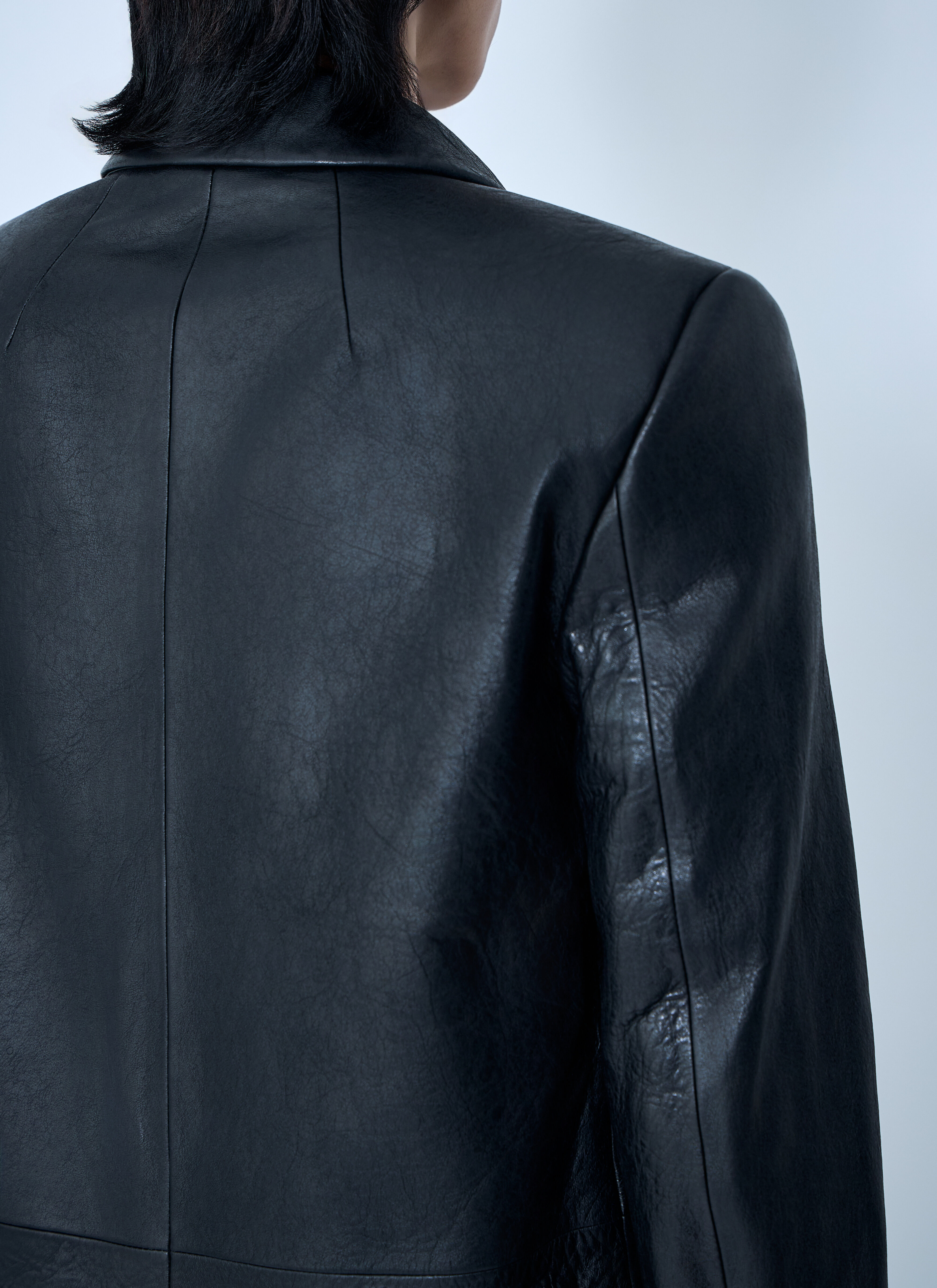 Rick Owens Men's' Concordian Single-Breasted Jacket in Black | LN-CC®