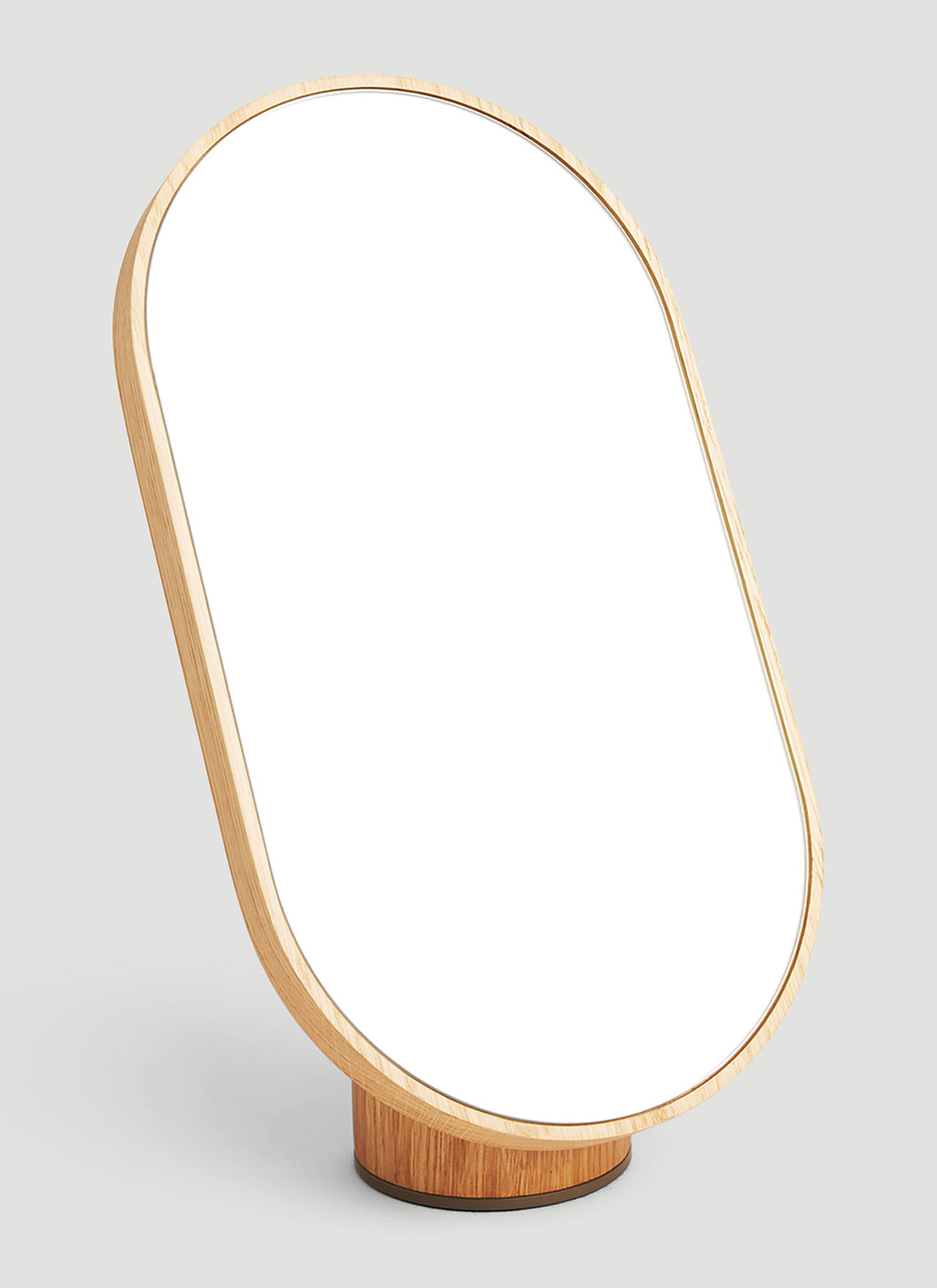 Shop Tre Product Woodturn Mirror In Brown