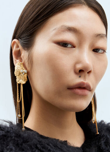 Chloé 플라워 귀걸이 골드 chl0257037