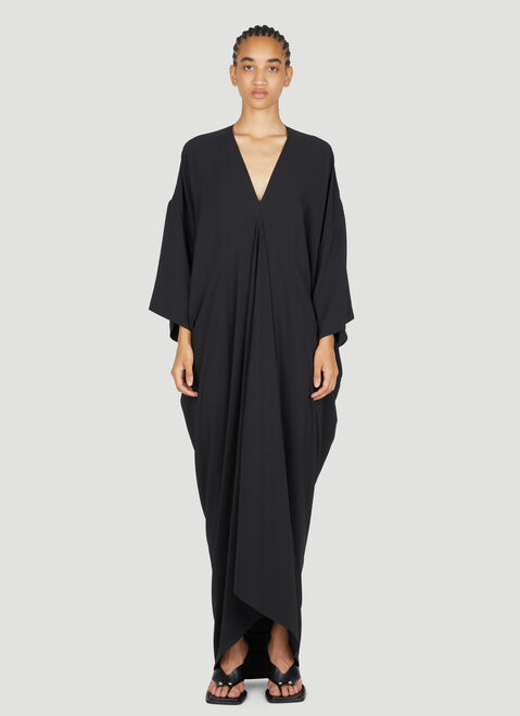 Rick Owens Tommykite Draped Gown Green ric0253020
