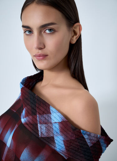 Dries Van Noten Asymmetric Shirt Burgundy dvn0262020