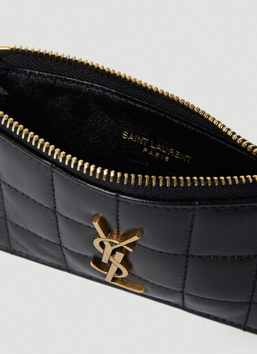 Cassandre Matelassé Cardholder Saint Laurent Cassandre Matelassé Cardholder Black sla0252081