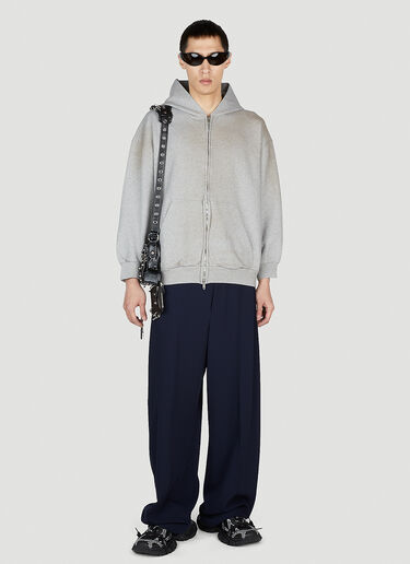 Balenciaga Classic Hooded Sweatshirt Grey bal0152046