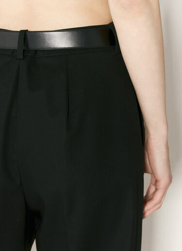 Saint Laurent 카상드르 자석 벨트 블랙 sla0256018