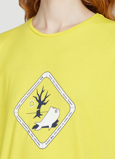 T 01 Danger T-Shirt LN-CC x Kyle Platts T 01 Danger T-Shirt Yellow kyl0342003